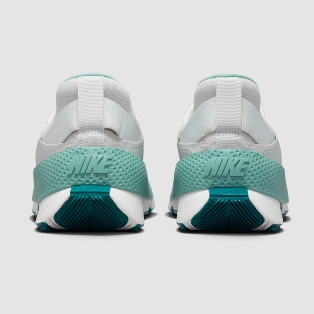 Nike Women’s Slip-On Sneakers in White and Teal - Picture 8 of 10